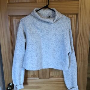 Cozy Light Gray Women's Sweater